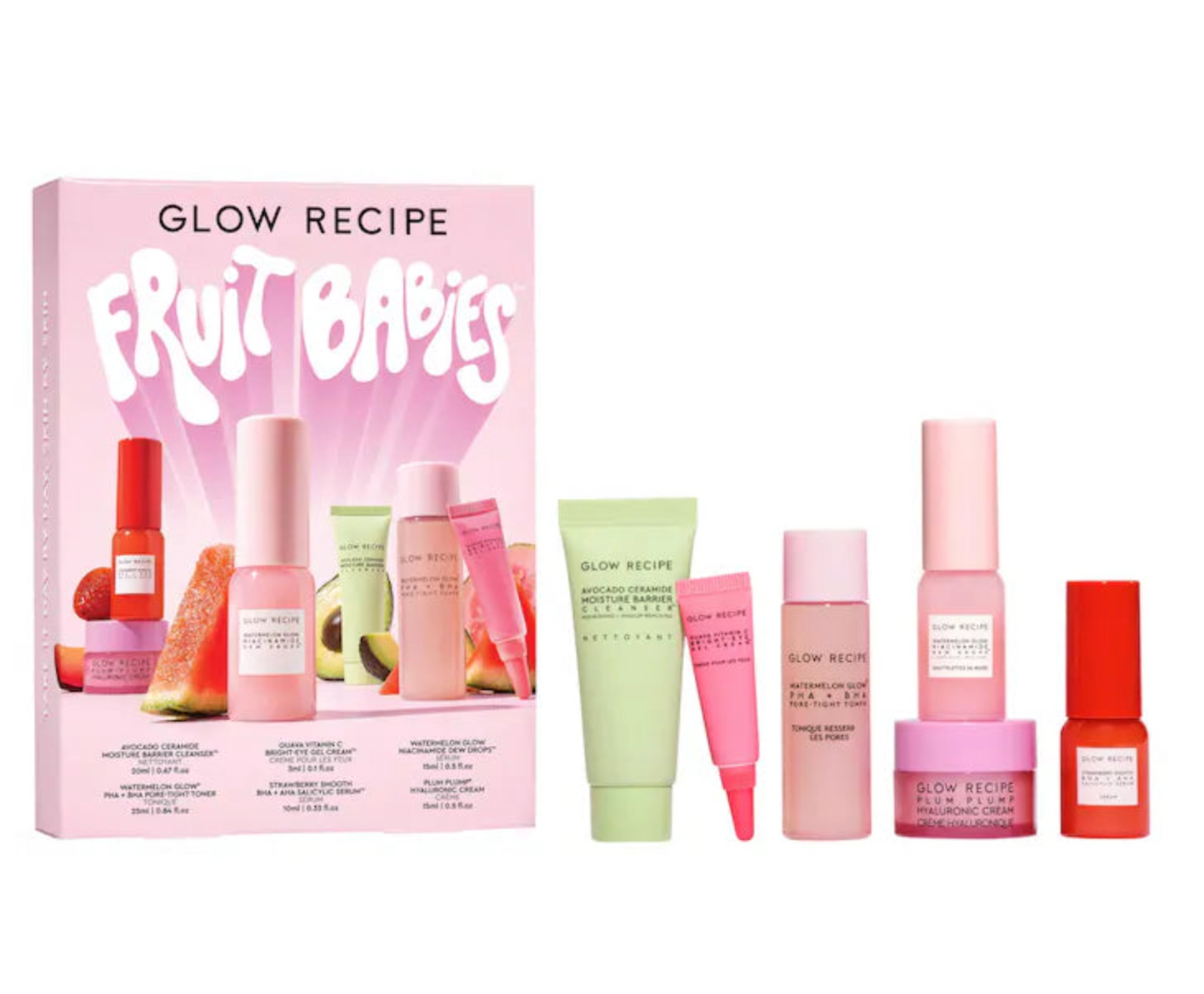 Glow Recipe Fruit Babies Bestsellers Kit