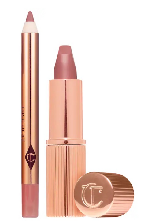 Charlotte Tilbury Mini Pillow Talk Lipstick & Liner Set-Pillow Talk *Pre Orden*